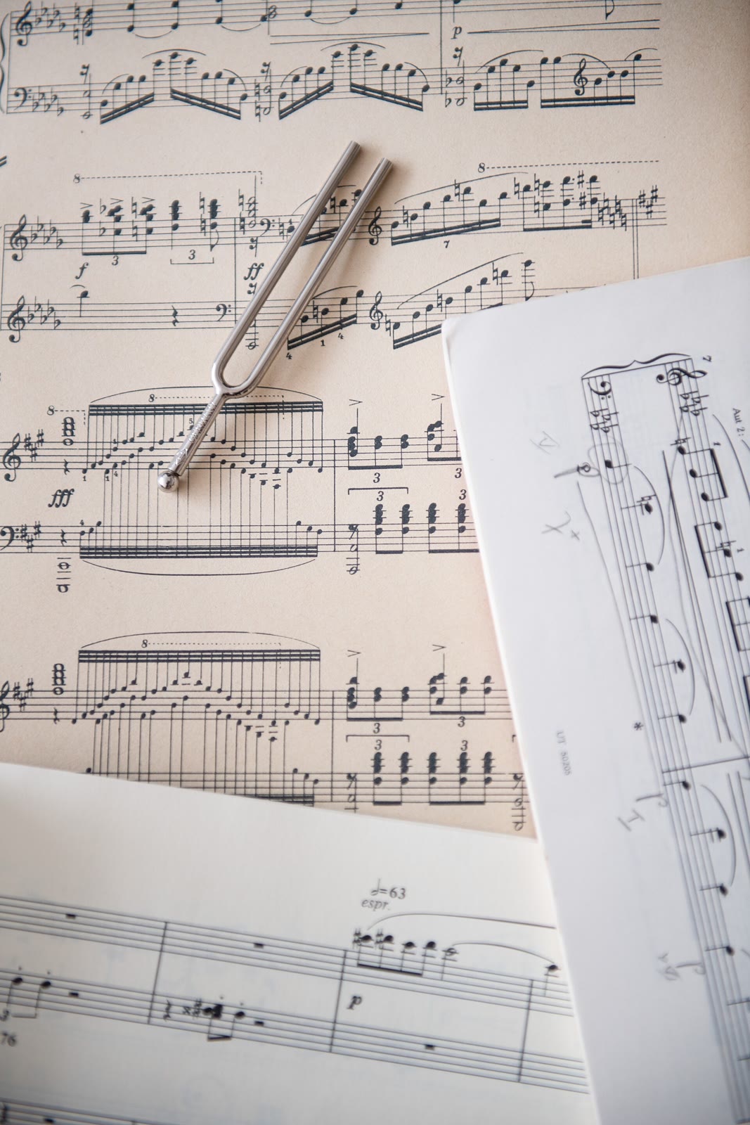 Garpu tala di atas lembar musik, didokumentasikan 20 Mei 2021. Foto: Lukasz Kobus/Komisi Eropa; halaman foto: https://commons.wikimedia.org/wiki/File:A_tuning_fork_placed_on_sheet_music.jpg; lisensi CC BY 4.0: https://creativecommons.org/licenses/by/4.0/. Perubahan: diperkecil dan dikonversi ke JPEG.