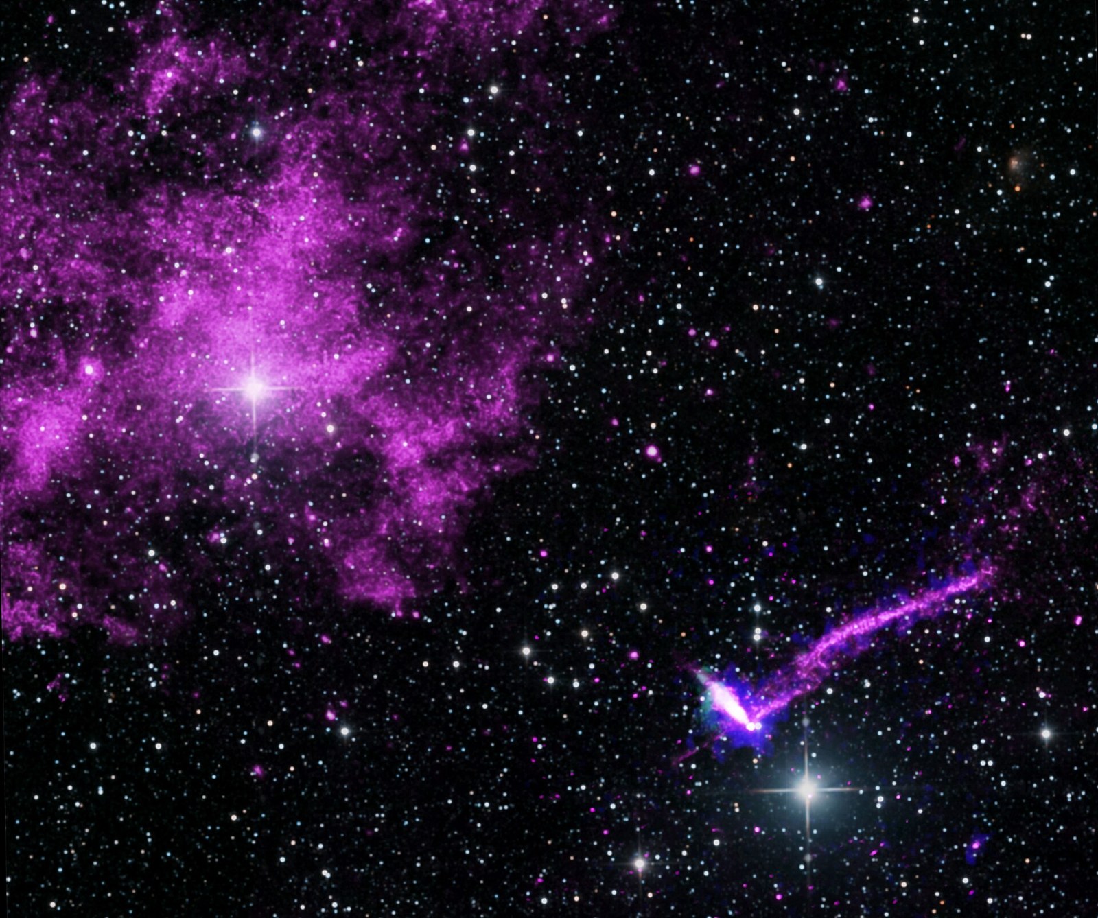 Nebula pulsar yang diamati teleskop antariksa Chandra dan IXPE. Tanggal sumber: 17 July 2026, 20:05:23 (upload date).